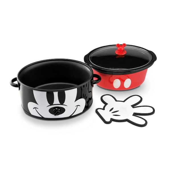 Disney Mickey Mouse 6-Quart Oval Slow Cooker Black