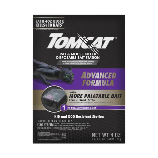 TOMCAT Rat and Mouse Killer Disposable Bait Station Advanced Formula