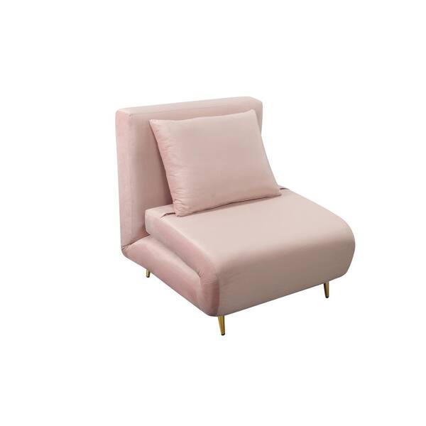 pink folding chair bed