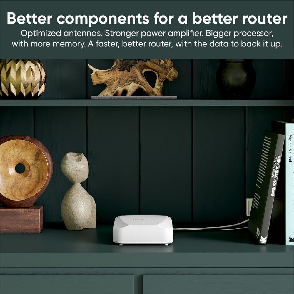 AX3000 Dual-Band Wi-Fi 6 Mesh Router, 1500 sq. ft. Coverage, Replaces Router Extender, w/Wired Backhaul, 2x 1Gb ports