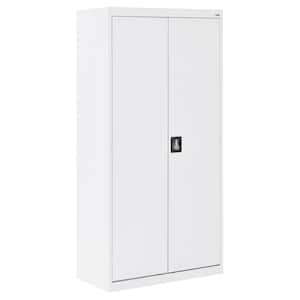 Elite Series Steel Freestanding Garage Cabinet in White (36 in. W x 72 in. H x 24 in. D)