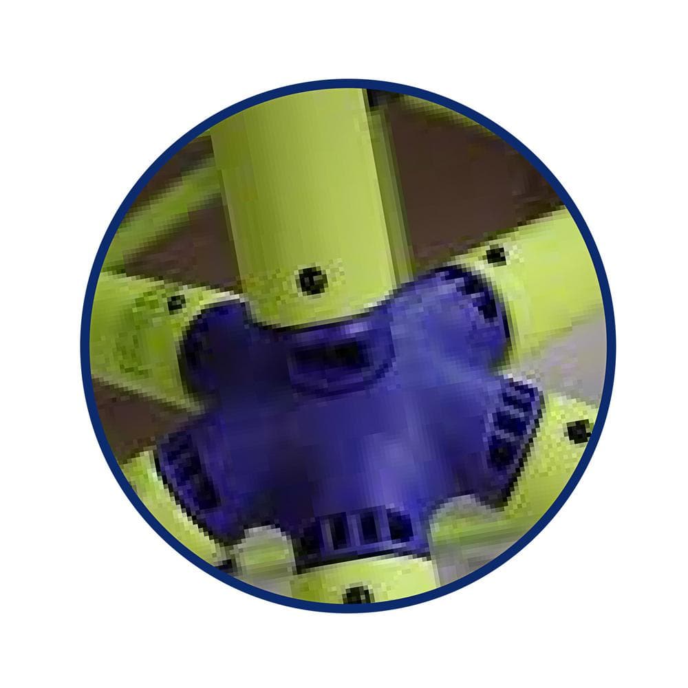 Green and Blue Plastic Indoor/Outdoor Climbing Tower with Fort