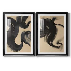 Sea Change I by Wexford Homes 2-Pieces Framed Abstract Paper Art Print 42.5 in. x30.5 in.