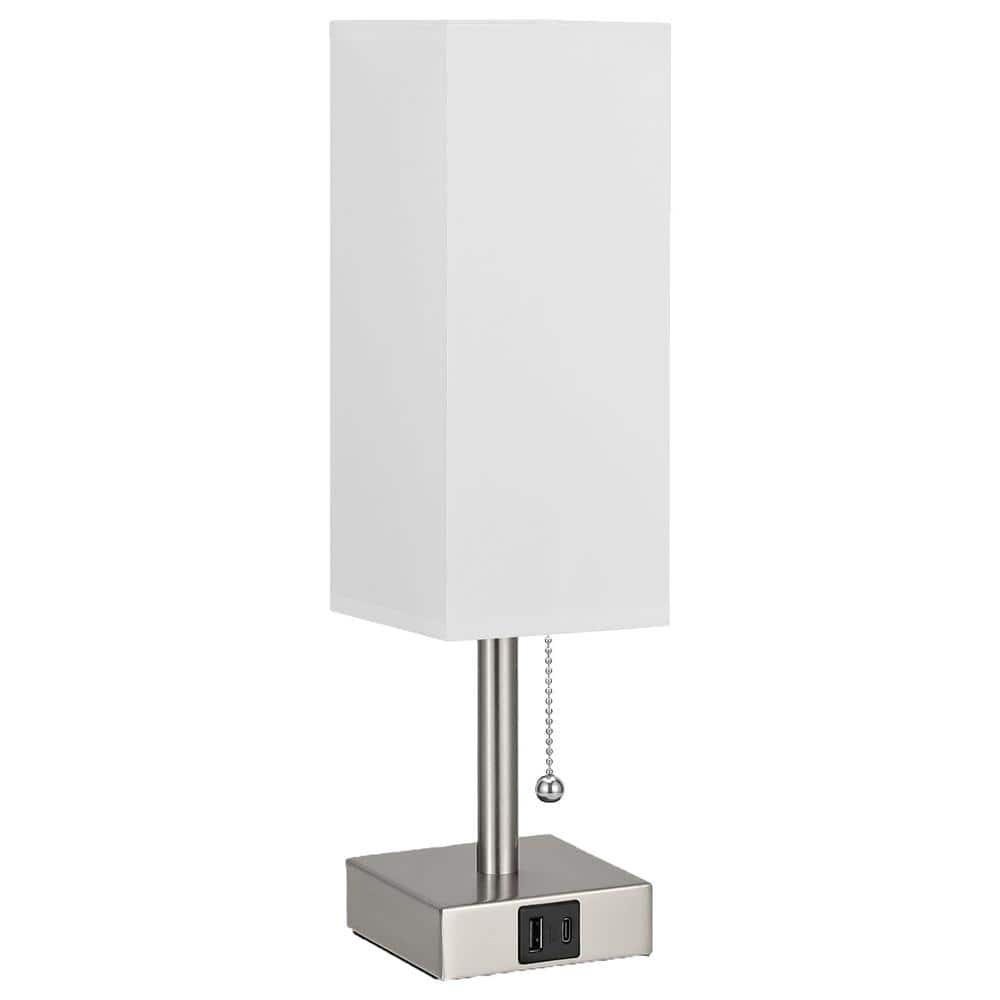 Upgraded 14.7 in. Silver Dimmable Integrated LED Task and Reading Lamp with