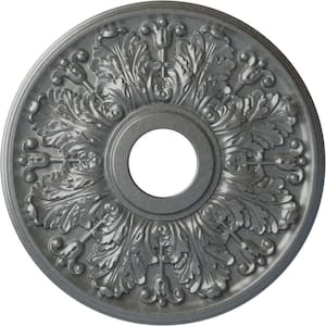 1-1/8 in. x 16-1/2 in. x 16-1/2 in. Polyurethane Apollo Ceiling Medallion, Platinum