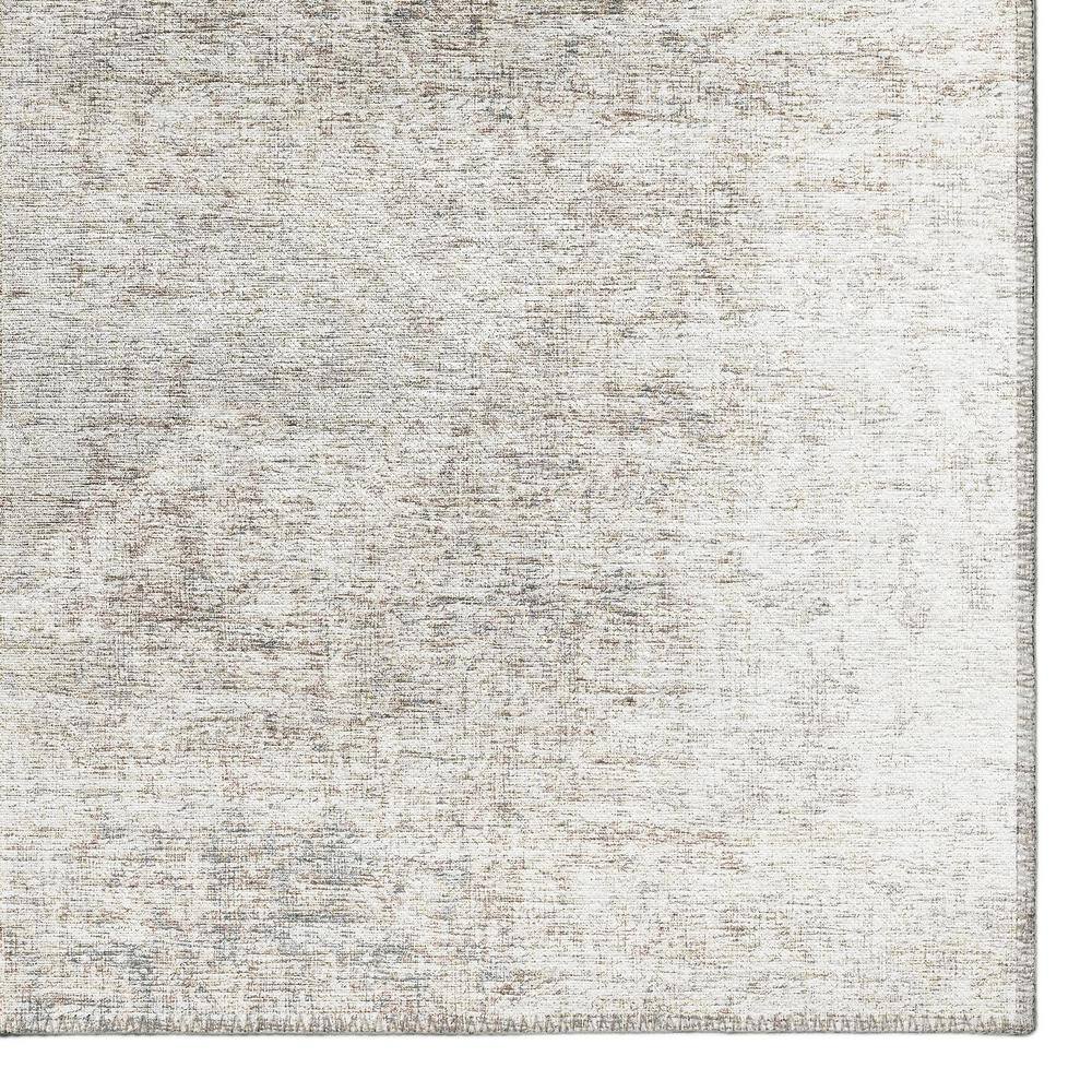 Rylee Transitional Gray Chenille 5' x 7'6" Flat-Woven Area Rug