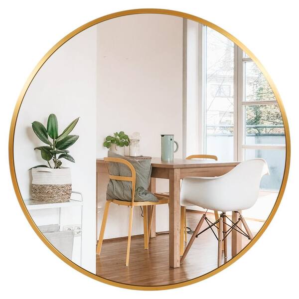 Pexfix 30 In X Modern Style Round Mirror Aluminum Framed Gold Shatter Proof Accent Wall Us Yj30mt001 Gl The Home Depot - Home Depot Round Mirror Gold Pexfix 30 In X Modern Style Round Mirror Aluminum Framed Gold Shatter Proof Accent Wall Us Yj30mt001 Gl The Home Depot - Home Depot Round Mirror Gold