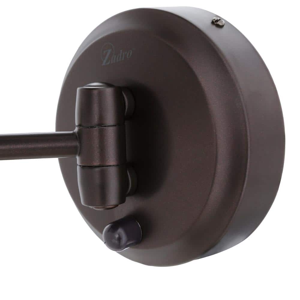 Elegant Oil-Rubbed Bronze LED Wall Mounted Magnifying Mirror