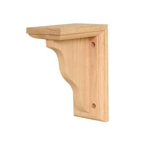 WADCR376 5 in. x 3 in. x 7 in. Oak Bracket