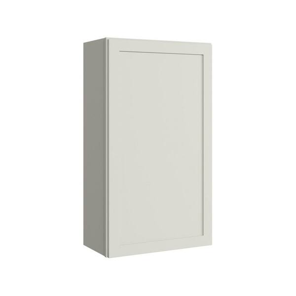 Thornton 24 in. W x 12 in. D x 42 in. H Assembled Plywood Shaker Wall Kitchen Cabinet in Moonshine
