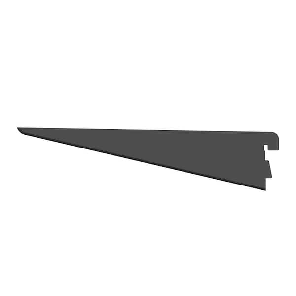 11. 5in steel regular duty shelf bracket-black
