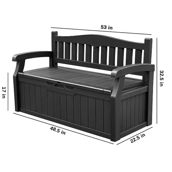 Resin deck storage bench discount