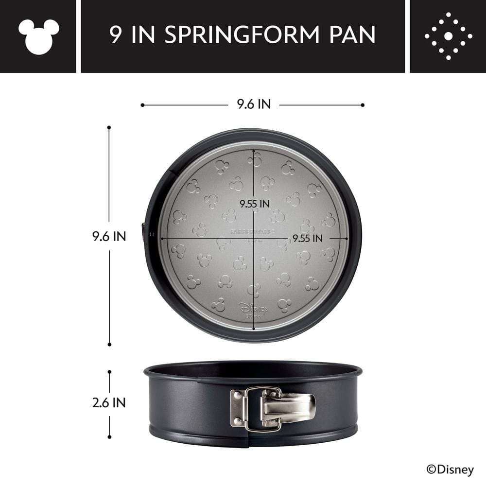 Mickey Mouse Nonstick 9-Inch Round Springform Pan