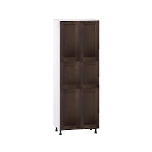 Lincoln Chestnut Solid Wood Assembled Pantry Kitchen Cabinet with Shelves (30 in. W x 84.5 in. H x 24 in. D)