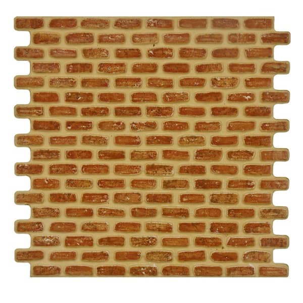 Merola Tile Panello Rosso 9-3/4 in. x 9-3/4 in. Porcelain Floor and Wall Tile