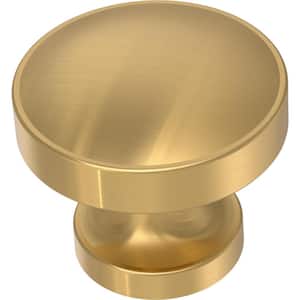 Phoebe 1-1/3 in. (34 mm) Modern Gold Round Cabinet Knob