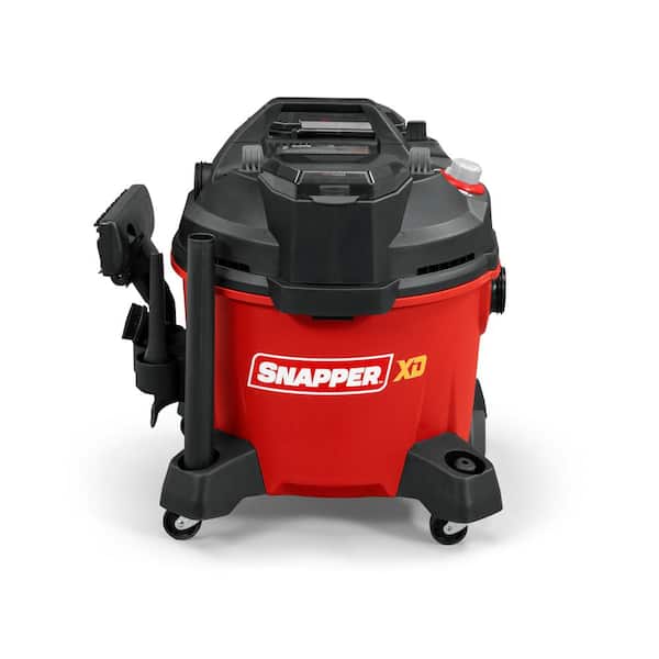 Snapper XD 82-Volt Max 9 Gal. Cordless Electric Wet/Dry Vacuum with Hose, Crevice Tool, Floor Brush Battery and Charger Included