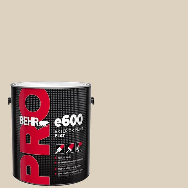BEHR PRO 1 gal. #PPU7-10 Roman Plaster Flat Exterior Paint