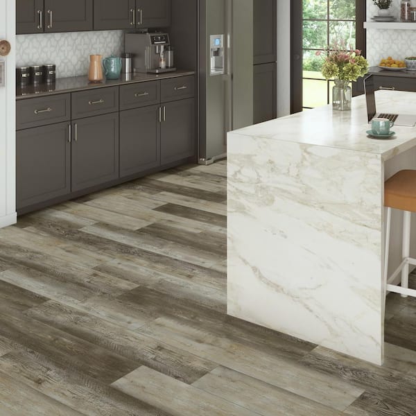 Classy Chic Espresso Lane 12 MIL x 7 in. x 48 in. Glue Down Waterproof Luxury Vinyl Plank (51.33 sq. ft./Ctn)