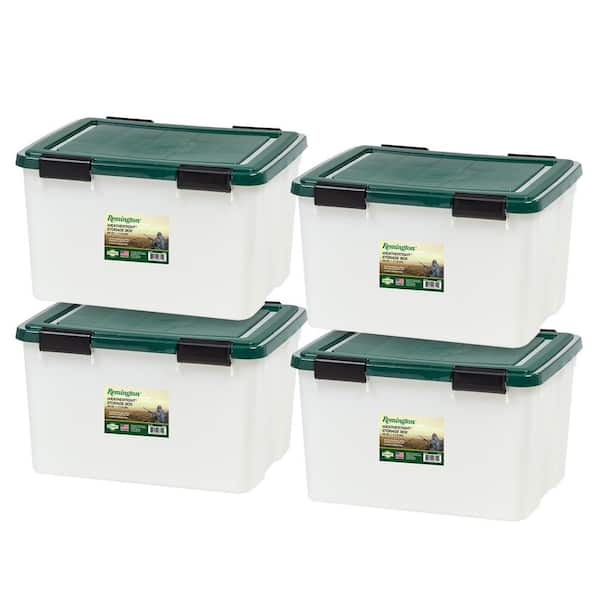 11.5 gal. Remington Weathertight Storage Tote (Set of 4)