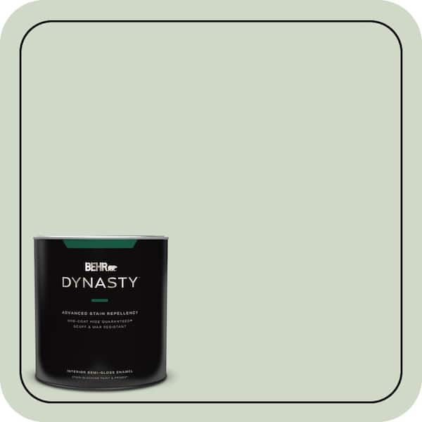 BEHR DYNASTY 1 qt. Home Decorators Collection #HDC-CT-25 Bayberry Frost Semi-Gloss Enamel Interior Stain-Blocking Paint & Primer