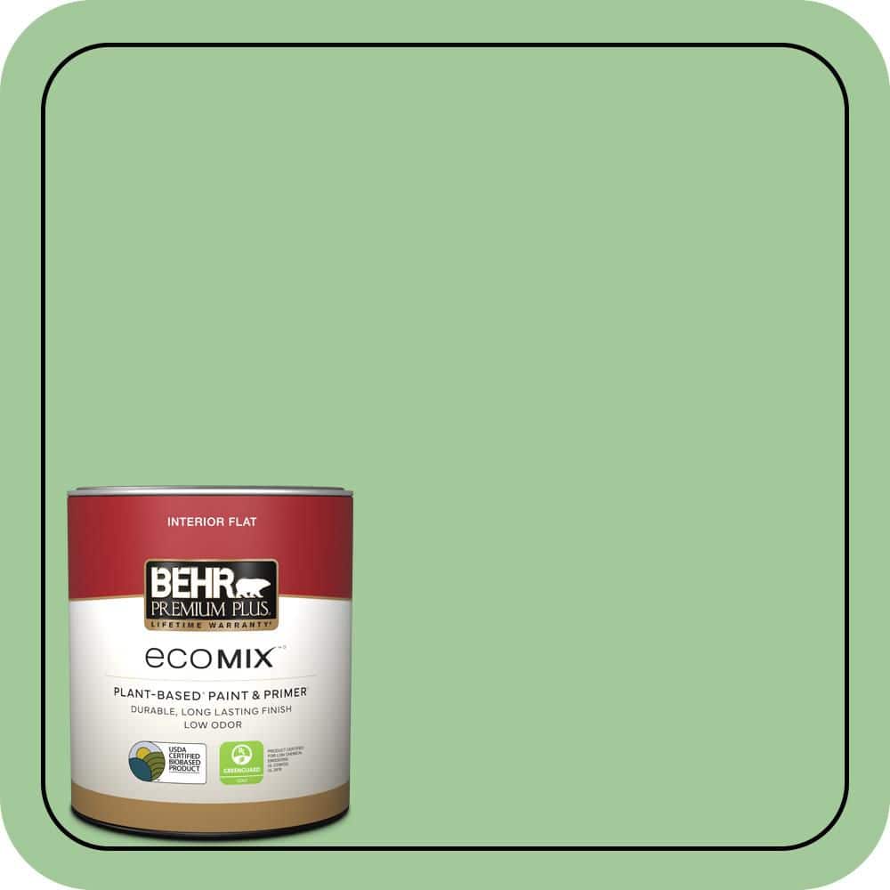 1 qt. #M390-4 Gingko Flat EcoMix Plant-Based Interior Paint & Primer price history on PriceWatchPro