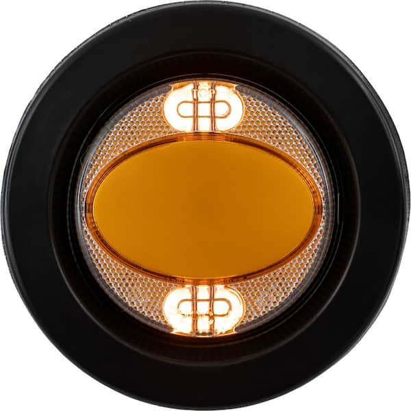 Buyers Products 5622525 2.5" Amber Round Marker/Clearance Light W/ 4 LEDs