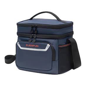 19.76 qt. Medium Insulated Cooler Bag Reusable Waterproof Leak-Proof Lunch Cooler for Travel, Work and Picnic, Navy Blue