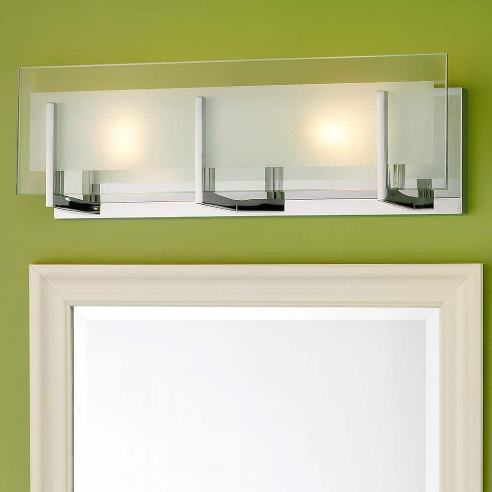 LATITUDE 18 in. 2-Lights Chrome Vanity Light price history on PriceWatchPro