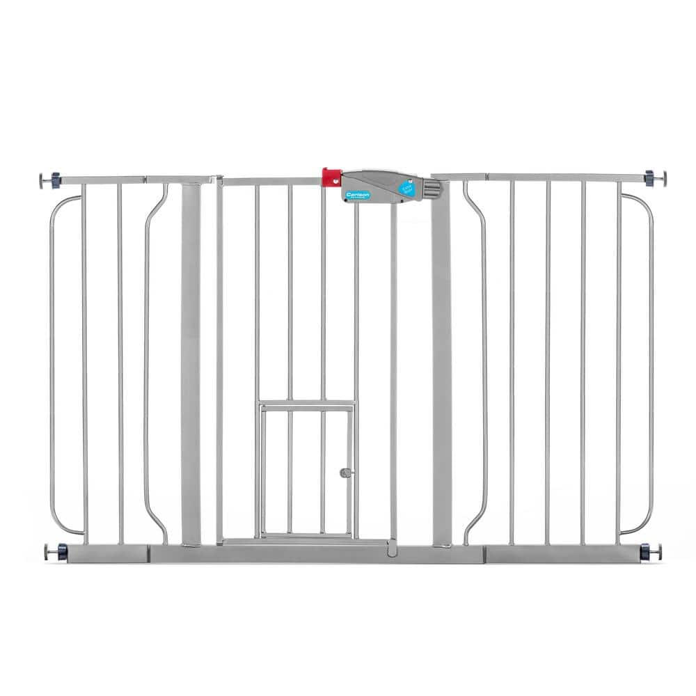 Carlson extra wide cat and 2024 dog gate with small door