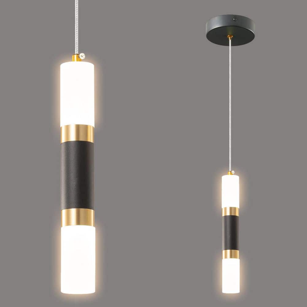 Home Lighting 6W 1-Light Black Gold Dimmable LED Mini Pendant Light Bedroom Bedside Table Small Pendant Lighting price history on PriceWatchPro