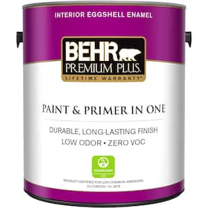 1 gal. Deep Base Eggshell Enamel Low Odor Interior Paint and Primer in One