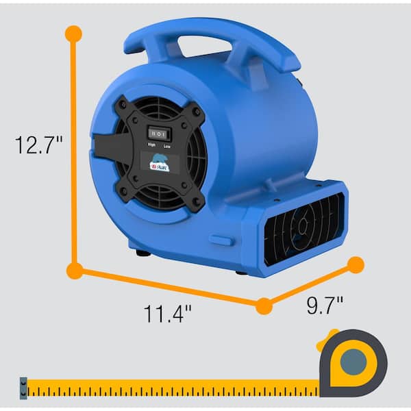 B-Air 1/8 HP Air Mover Carpet Dryer 