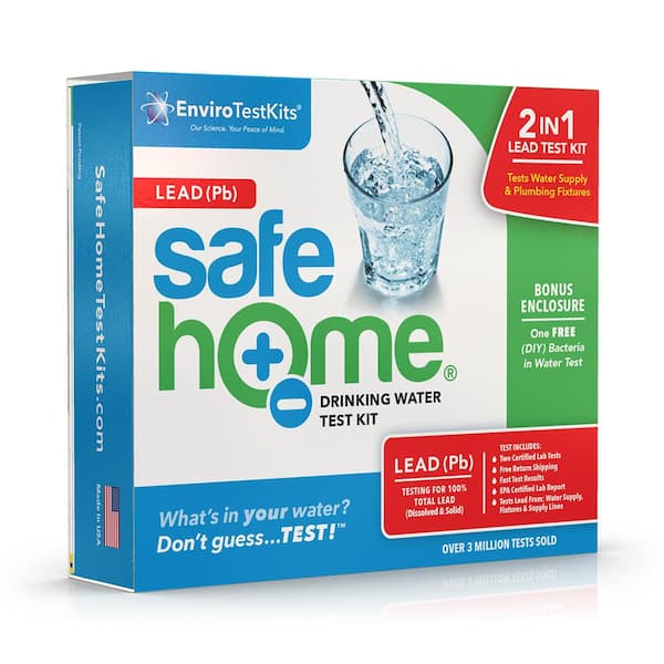 Safe Home Lab Tested Lead Drinking Water Test Kit Sh Pbwt1 The Home Depot