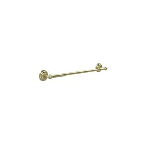 Que New Collection 24 in. Back to Back Shower Door Towel Bar in Satin Brass