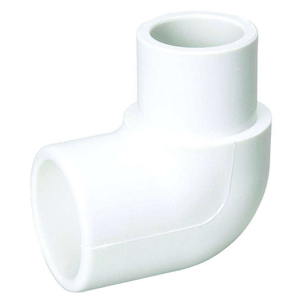 Mueller Streamline 1 in. PVC Schedule 40 Pressure 90-Degree Spigot x ...