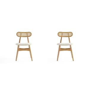 Colbert Nature, Cane and Oatmeal Dining Side Chair (Set of 2)