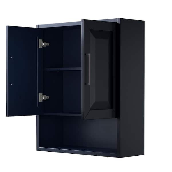 https://images.thdstatic.com/productImages/79c98dd3-0a3a-42bb-b568-40d7e092558b/svn/dark-blue-with-matte-black-trim-wyndham-collection-bathroom-wall-cabinets-wcv2525wcbb-c3_600.jpg