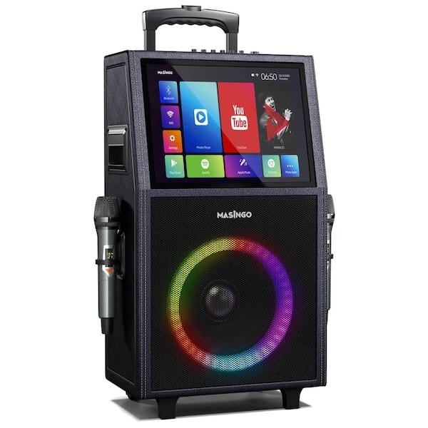 MASINGO Allegro X8 Karaoke Machine in Black