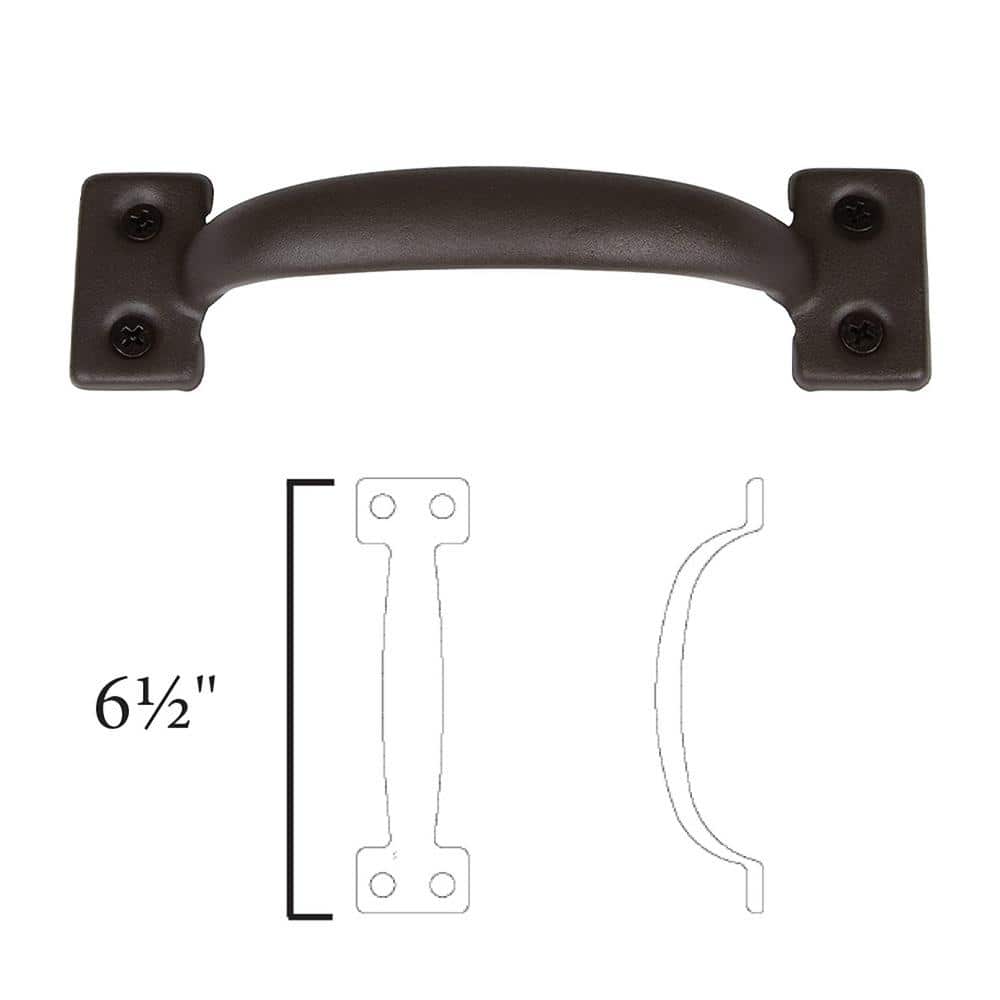 Bronze Oil Rubbed Square Pull Handle for Barn Doors