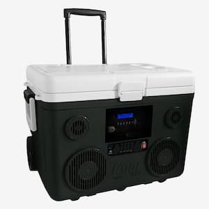 KoolMax 40 Qt. Gray Wheeled Cooler, Bluetooth PA System and Power Station