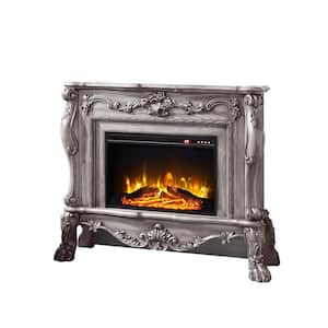 Dresden 47 in. Freestanding Wooden Electric Fireplace in Vintage Bone White