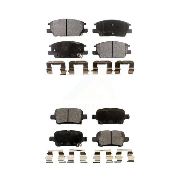 TEC Front Rear Ceramic Brake Pads Kit For Chevrolet Equinox Malibu GMC Terrain Buick LaCrosse KTC-100319