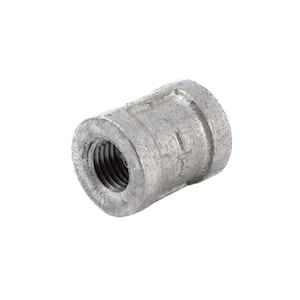 1/4 in. Galvanized Malleable Iron FPT x FPT Coupling Fitting