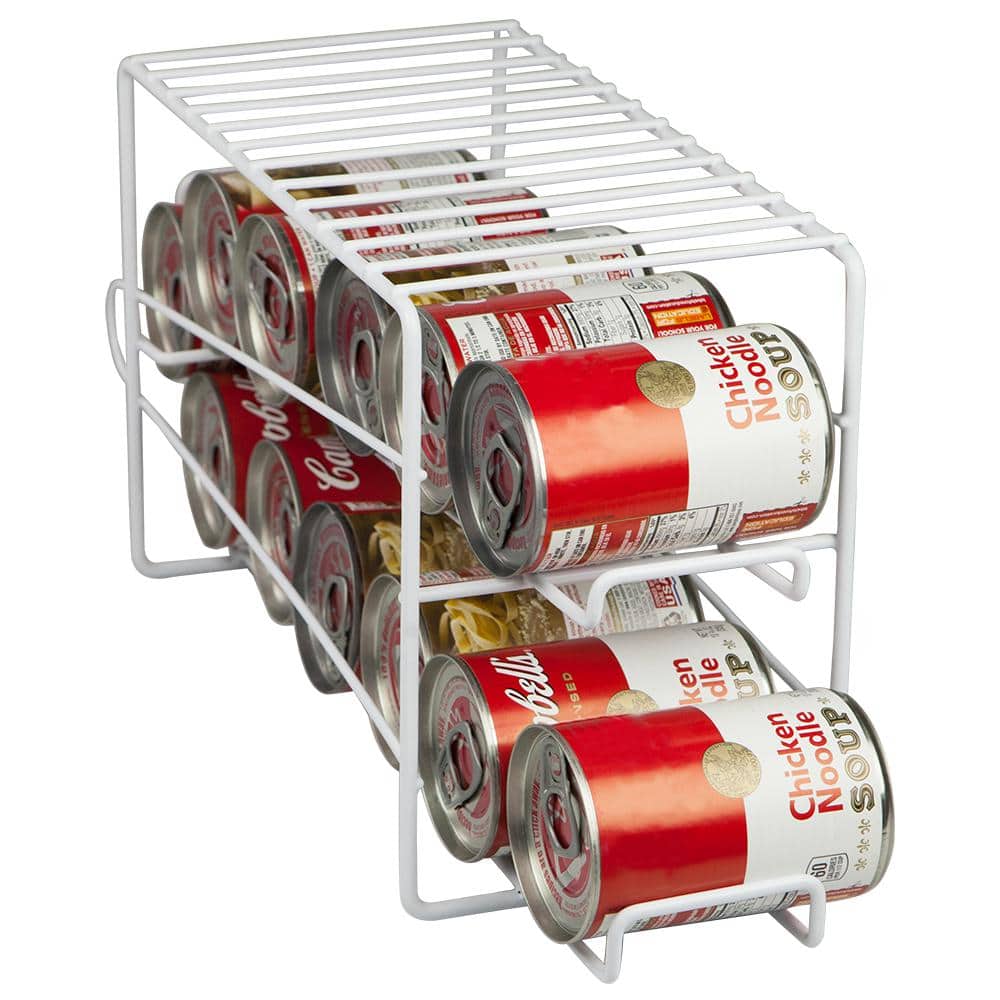 2 Pack Can Food Rack Holder Kitchen Pantry Organizer Soup Beer Soda Coke  Storage