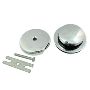 Trimscape Toe Touch Tub Drain Conversion Kit in Polished Chrome without Overflow