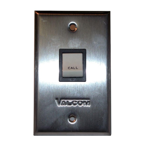Valcom 1 Standard Wall Plate with Call-In-Rocker Switch