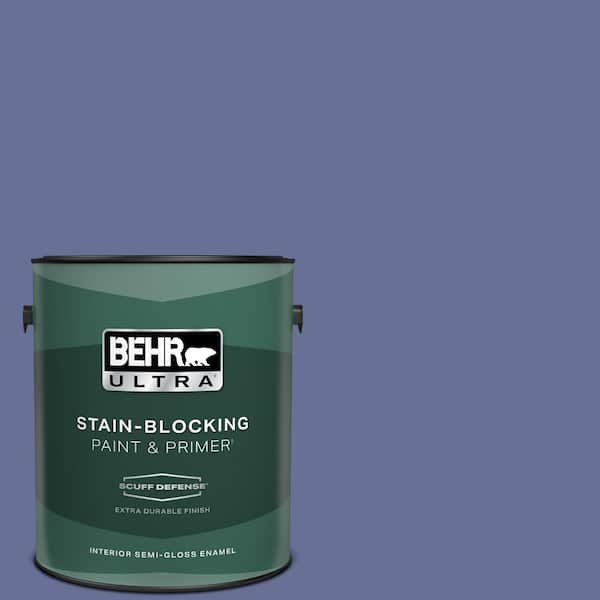 BEHR ULTRA 1 gal. #620D-6 Royal Intrigue Extra Durable Semi-Gloss Enamel Interior Paint & Primer