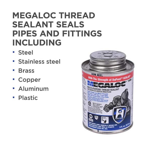 Megaloc 8 oz. Pipe Thread Sealant