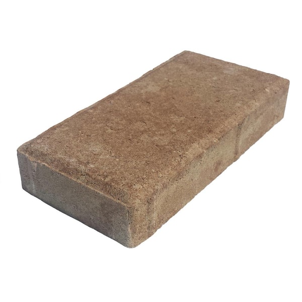 Oldcastle 8 in. x 4 in. x 1.25 in. Sandhill Tan Concrete Holland Overlay Paver